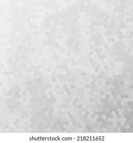Light clean modern hexagon background pattern with reflection