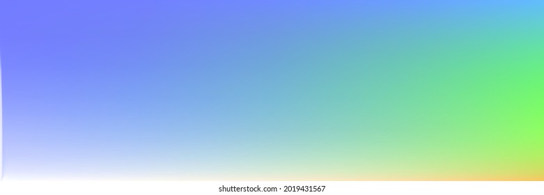 Light Clean Water Pastel Colorful Gradient Blurry Texture. Vibrant Blurred Sunset Spotlight Color Soft Sky Background. Sky Vivid Sunrise Multicolor White Bright Horizontal Gradient Mesh Background.
