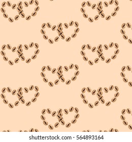 Light Coffee beans pattern