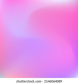 Light Cold Dynamic Fluid Pink Swirl Gradient Mesh. Multicolor Wavy Colorful Blurred Color Gradient Background. Liquid Water Bright Pastel Curve Wallpaper. Vivid Neon Vibrant Sky Design Pic.
