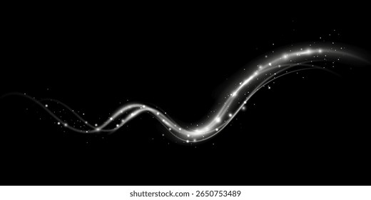 Light Cold Wind Effect .Winter Texture with Snowy Glow, Christmas Sparkle for Holiday Design, Gift Wrapping, Greeting Cards, Advertising Bokeh