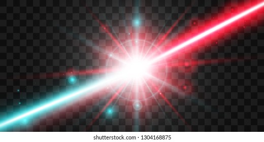 
The light of the collision of two forces. An outburst of two stars.