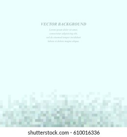 Light color abstract tiled square mosaic background design template