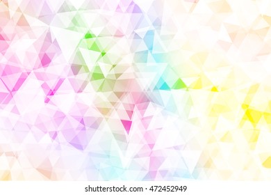 light color background with triangles. origami style. vector illustration. for design, presentation