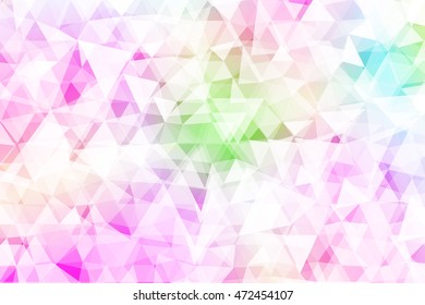 light color background with triangles. origami style. vector illustration. for design, presentation