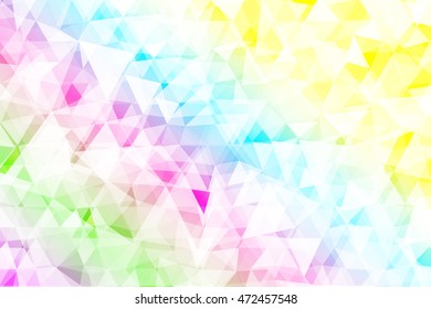 light color background with triangles. origami style. vector illustration. for design, presentation