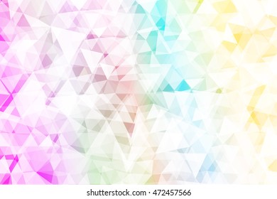 light color background with triangles. origami style. vector illustration. for design, presentation