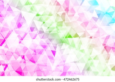 light color background with triangles. origami style. vector illustration. for design, presentation
