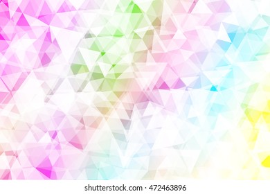 light color background with triangles. origami style. vector illustration. for design, presentation