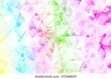 light color background with triangles. origami style. vector illustration. for design, presentation