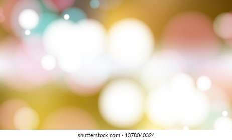 Light Color Bokeh Defocused Lights Background Illustration