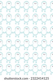 fondo de dibujos animados de color claro Adecuado para sábanas, mantas, cortinas de ducha.