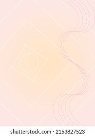 Color claro líneas deformadas más fondo vectorial de líneas cuadradas