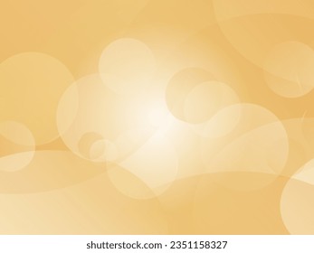 Light Color Fantastic Polka Dot Abstract Background_Orange