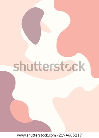 Light color original abstract fresh color fluid color block poster vector background