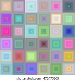 Light color square mosaic vector background design
