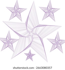 light color star design for your business
