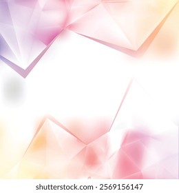 Light Color Triangle Background Pattern Vector
