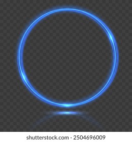 Light color Twirl. Curve light effect of orange line. Luminous orange circle. Light orange pedistal, podium, platform, table. Vector PNG. Vector illustration