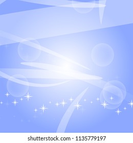 Light colored abstract background with circles, stars and lines. Suitable for festivals and packages. Vector illustration