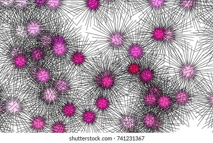 Light colored vector cover with sea urchins. Isolated sea urchins on white background. The pattern can be used for wildlife ad, booklets.