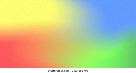 hellgelber, blauer, grüner Farbverlauf-Hintergrund, graue Textur, unscharfer, abstrakter Hintergrund, abstrakte Korngrößenstruktur