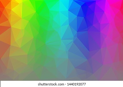 Light colorful Low poly crystal background. Polygon design pattern. Low poly vector illustration, low polygon background.