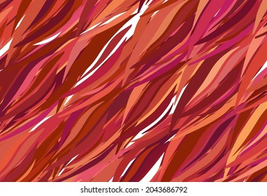 Light colorful vector background with curved lines. A circumflex abstract illustration with gradient. A sample for your ideas.