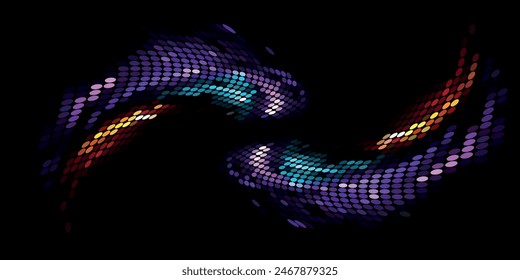 Light colorful vector layout with circle shapes. Blurred decorative design in abstract style with bubbles. Template for your brand book.