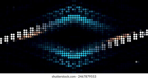 Diseño de Vector colorido claro con Formas circulares. Diseño decorativo borroso en estilo abstracto con burbujas. Plantilla para tu libro de marca.