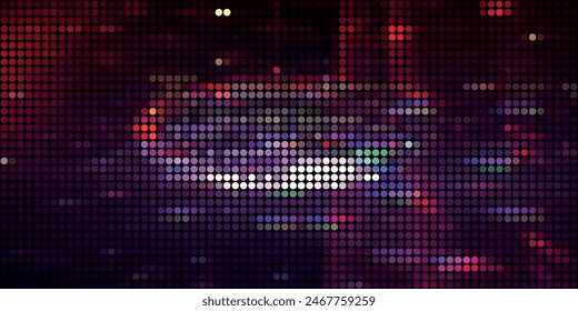 Light colorful vector modern geometrical circle abstract background. Dotted texture template. Geometric pattern in halftone style with gradient.