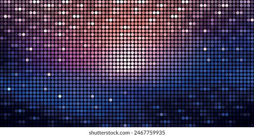 Light colorful vector modern geometrical circle abstract background. Dotted texture template. Geometric pattern in halftone style with gradient.