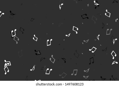 Light colorful vector pattern with music elements. Abstract illustration with colorful symbols of melody. Pattern for school ad, booklets.