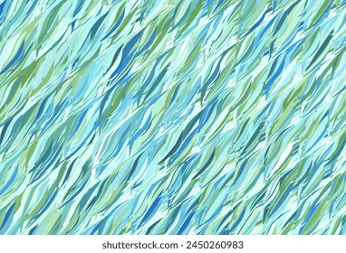Plantilla de Vector de colores claros con líneas curvas. Ilustración colorida en estilo abstracto con degradado. Nuevo diseño para su anuncio.