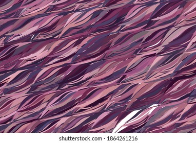 Plantilla vectorial de color claro con líneas. Ilustración abstracta circunfleja con gradiente. Textos para folletos, folletos.