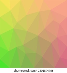 light colors Geometrical abstract triangle tiled pattern background - vector graphic from triangles in colorful tones