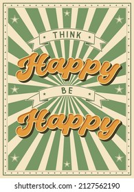Light colors motivational poster. Perfect for print or decoration.