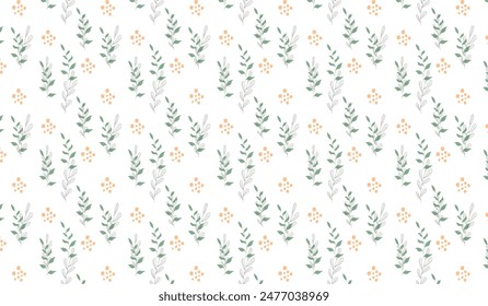 Light colors seamless floral pattern for a perfect design. 