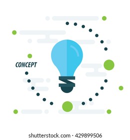 light concept design blue