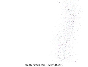 Light Confetti. Laser Flyer. Einhornfolie. Geburtstagshintergrund. Regenbogen-Glitter. Disco Festival Hintergrund. Blue Party-Effekt. Festivals Kunst, Violett Leichte Confetti