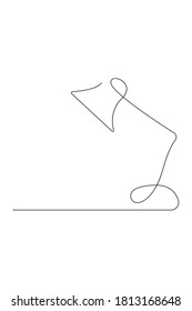  light continuous line art vector