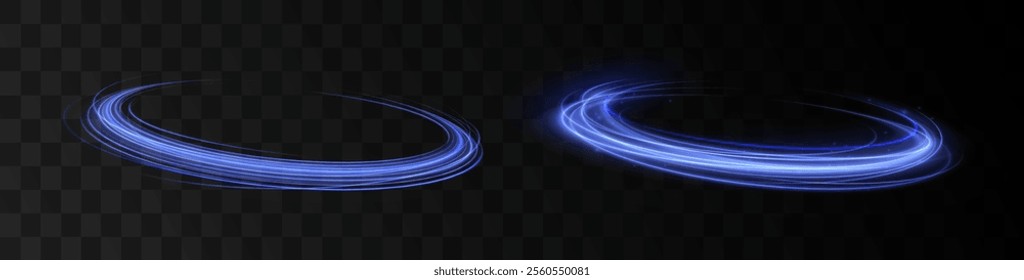 Light cool whirlwind. Vector sparkle, png, effect, wave,neon,line. Abstract circle, neon color glowing lines background. Curve neon line light effect. 