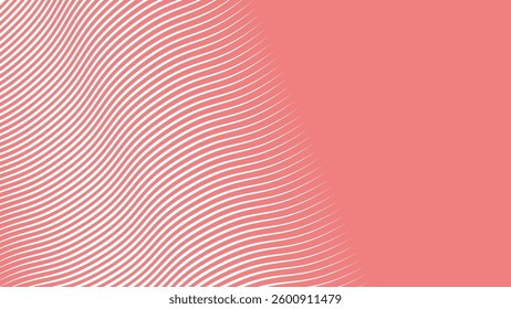 Light coral line pattern abstract background for backdrop or fabric style