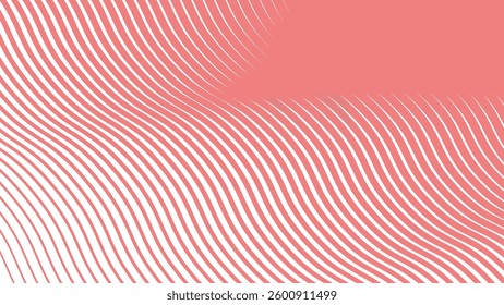 Light coral line pattern abstract background for backdrop or fabric style