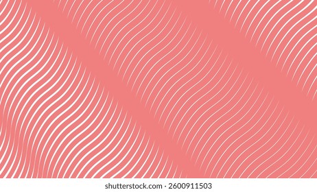 Light coral line pattern abstract background for backdrop or fabric style