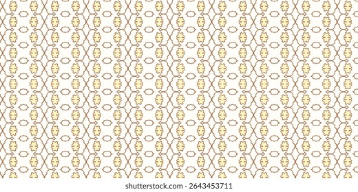 Light cream geometric pattern with floral accents, ideal for decorative backgrounds or textile prints.