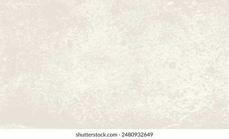 Light cream grain paper texture. Vintage ecru background with dots, speckles, specks, flecks, particles. Craft repeating wallpaper. Natural white grunge surface background. Vector backdrop