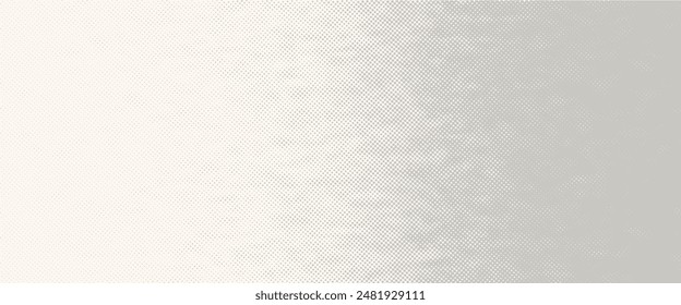 Light cream seamless grain paper texture. Vintage ecru background with dots, speckles, specks, flecks, particles