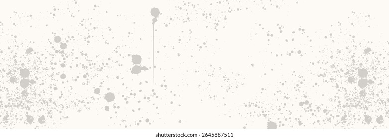 Light cream seamless grain paper texture. Vintage ecru background with dots, speckles, specks, flecks, particles. Craft repeating wallpaper. Natural white grunge surface background. Vector backdrop