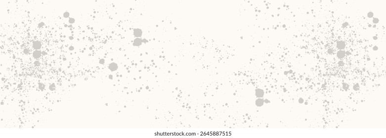 Light cream seamless grain paper texture. Vintage ecru background with dots, speckles, specks, flecks, particles. Craft repeating wallpaper. Natural white grunge surface background. Vector backdrop